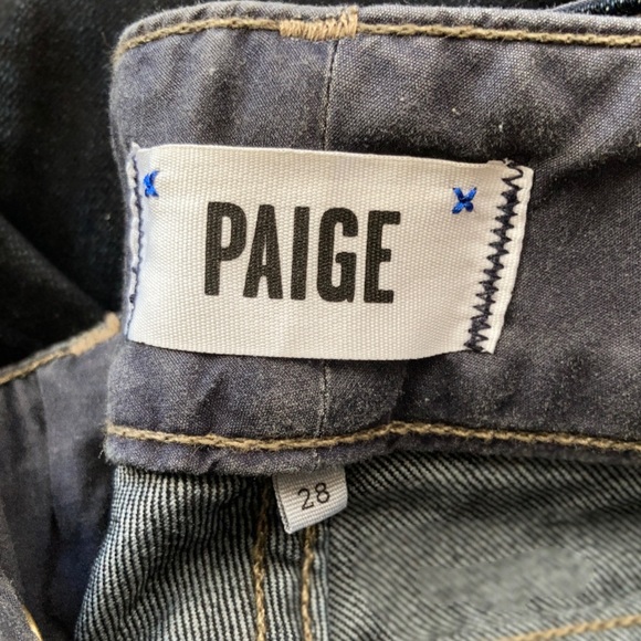 🏷 Paige | Hidden Hills Bootcut Jeans - 28, Dark Blue - Picture 6 of 12